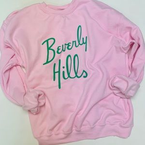COPY - Beverly Hills Pink Sweatshirt, California Shirt